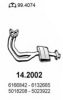 FORD 6132665 Front Silencer